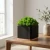 Doniczka Lamele z mchem chrobotka - czerń i miedź lub marmur  FabART 4.webp