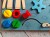 TABLICA MANIPULACYJNA SENSORYCZNA MONTESSORI NIEBIESKA