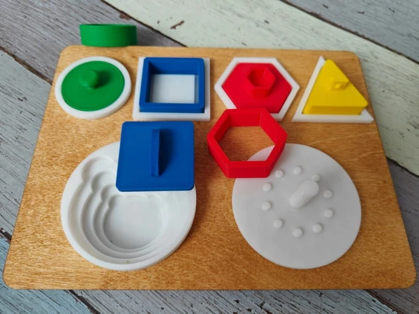TABLICA MANIPULACYJNA SORTER 2 SENSORYCZNA MONTESSORI