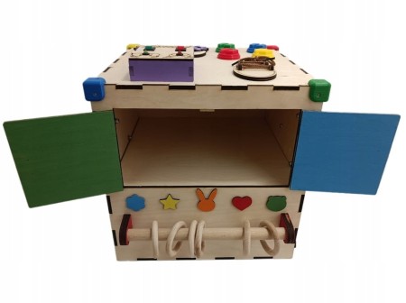 Kostka manipulacyjna sensoryczna Montessori Tablica Personalizowana DUŻA