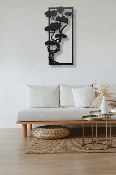 OBRAZ AŻUROWY BAZA POD CHROBOTKA ŻYWY Bonsai DEKORACJA NA ŚCIANĘ 60cm