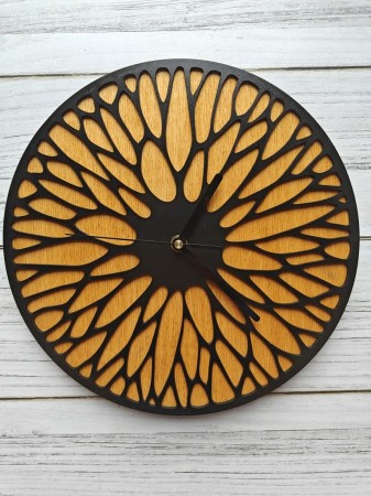 Zegar Ścienny Unikalny Drewno otwory Cichy Salon Pokój
