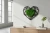 Obraz Serce z Mchu Chrobotka Loft