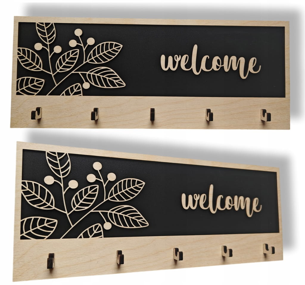 Wieszak na klucze "Welcome"